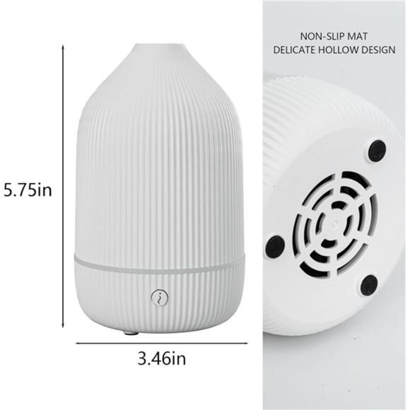 Mini Essential Oil Diffuser 100ML USB Aromatherapy 7 Color Changing Aroma Lamp - Picture 2 of 8